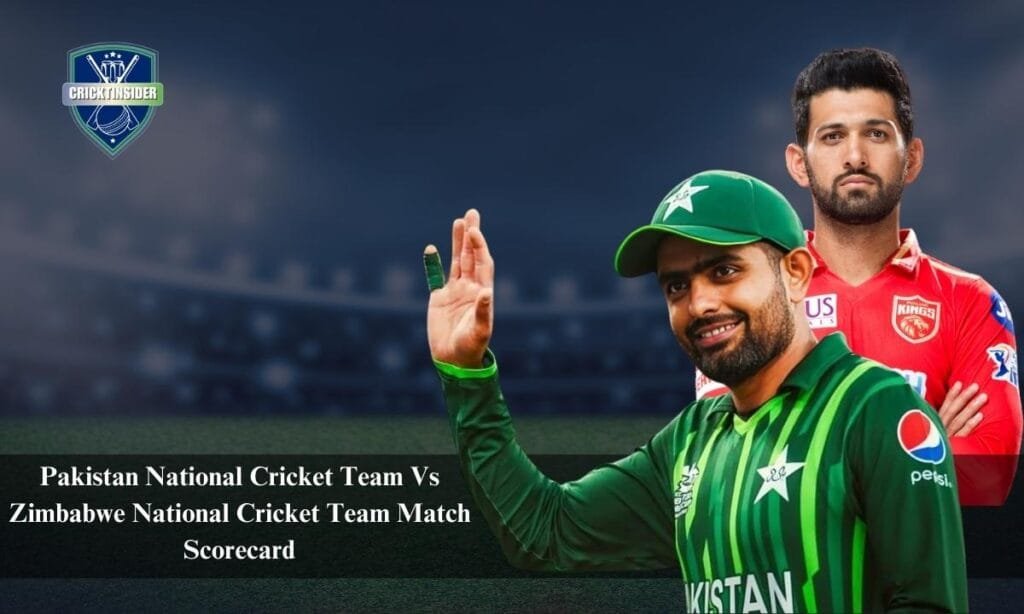 Pakistan National Cricket Team Vs Zimbabwe National Cricket Team Match Scorecard