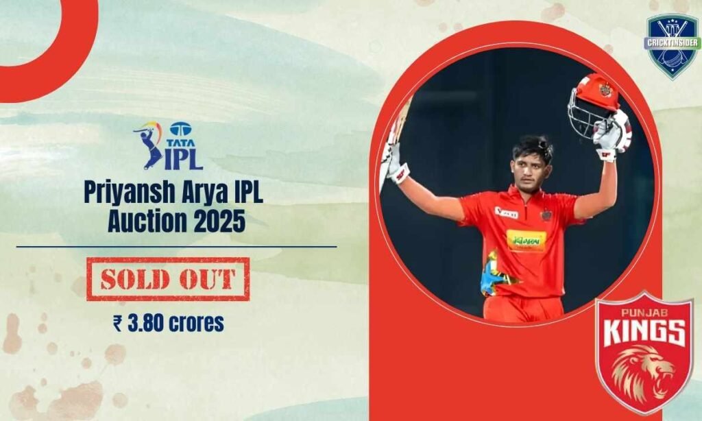 Priyansh Arya in IPL