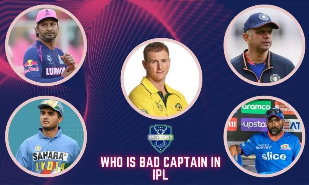 who is bad captain in ipl